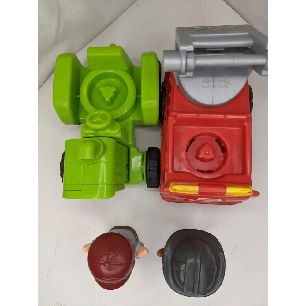 2‎ Fisher Price Little People Vehicles And People/ Firefighter And Farmer